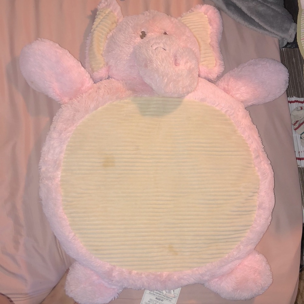 Cushioned Infant Elephant Tummy Time Mat